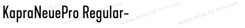 KapraNeuePro Regular字体转换